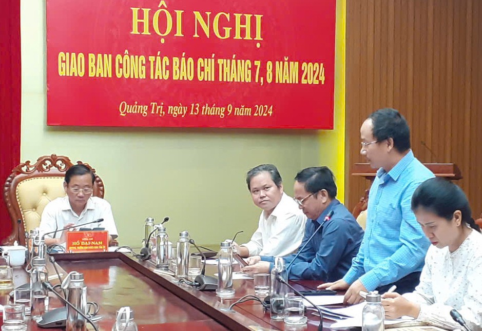Ph&oacute; Tổng bi&ecirc;n tập Tạp ch&iacute; Cửa Việt Hồ Thanh Thọ n&ecirc;u những kh&oacute; khăn v&agrave; hạn chế của đơn trong qu&aacute; tr&igrave;nh chuyển đổi số - Ảnh: P.V