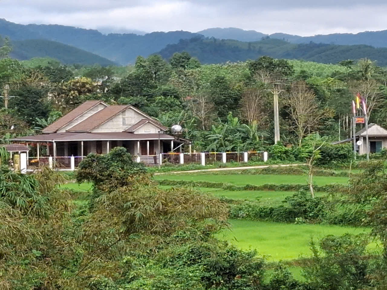 Bản làng Khe Hà nơi bà Hà Thị Học sinh sống - Ảnh: L.H
