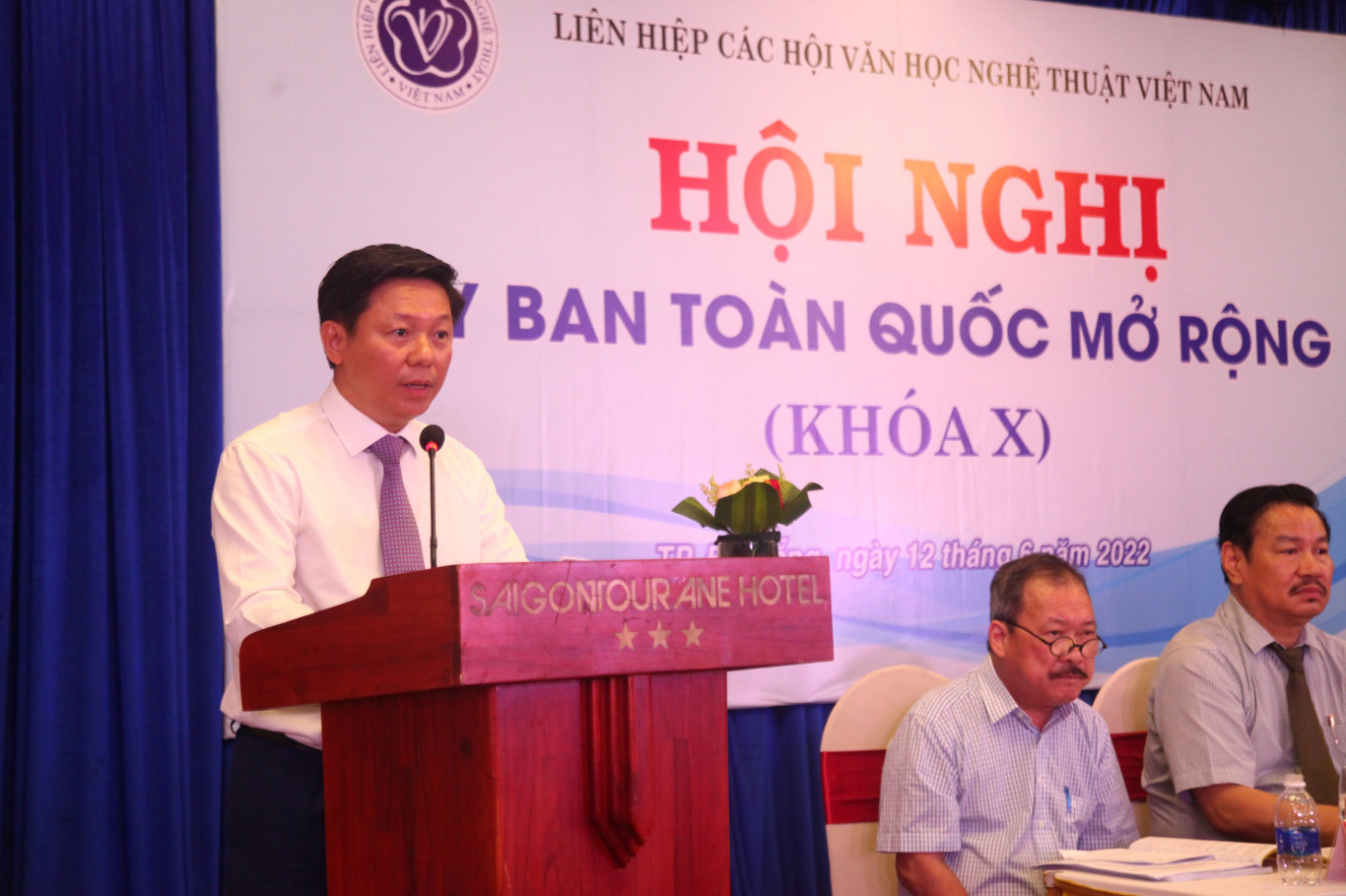Ph&oacute; Trưởng Ban Tuy&ecirc;n gi&aacute;o Trung ương Trần Thanh L&acirc;m ph&aacute;t biểu chỉ đạo.