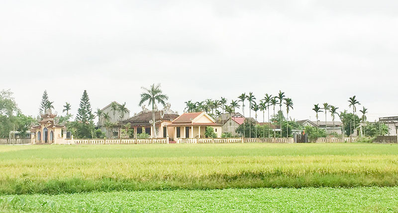 N&ocirc;ng th&ocirc;n Quảng Trị ng&agrave;y c&agrave;ng s&aacute;ng, xanh, sạch, đẹp - Ảnh: PV